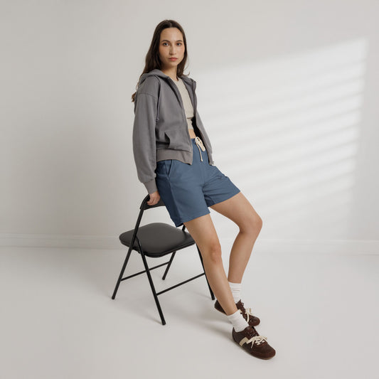 Unisex Garment-Dyed Lightweight Fleece Sweat Shorts